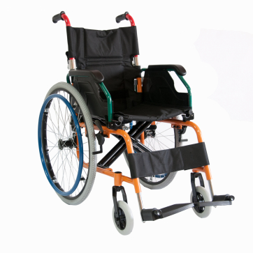 Кресло-коляска механическая алюминиевая FS 980 LA (41 см) - 1